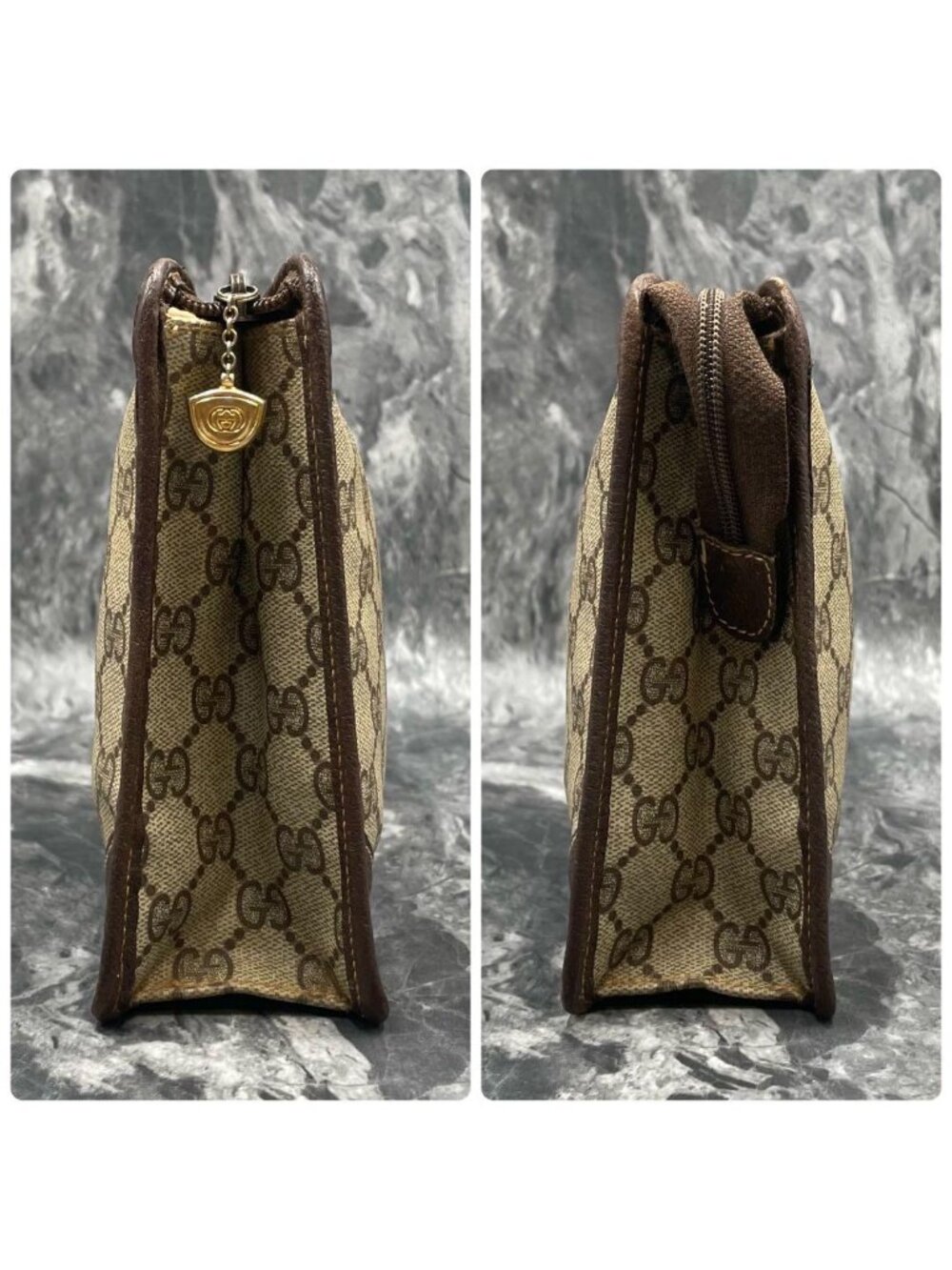 Gucci Clutch Second Brown Leather Logo - Picture 5 of 8